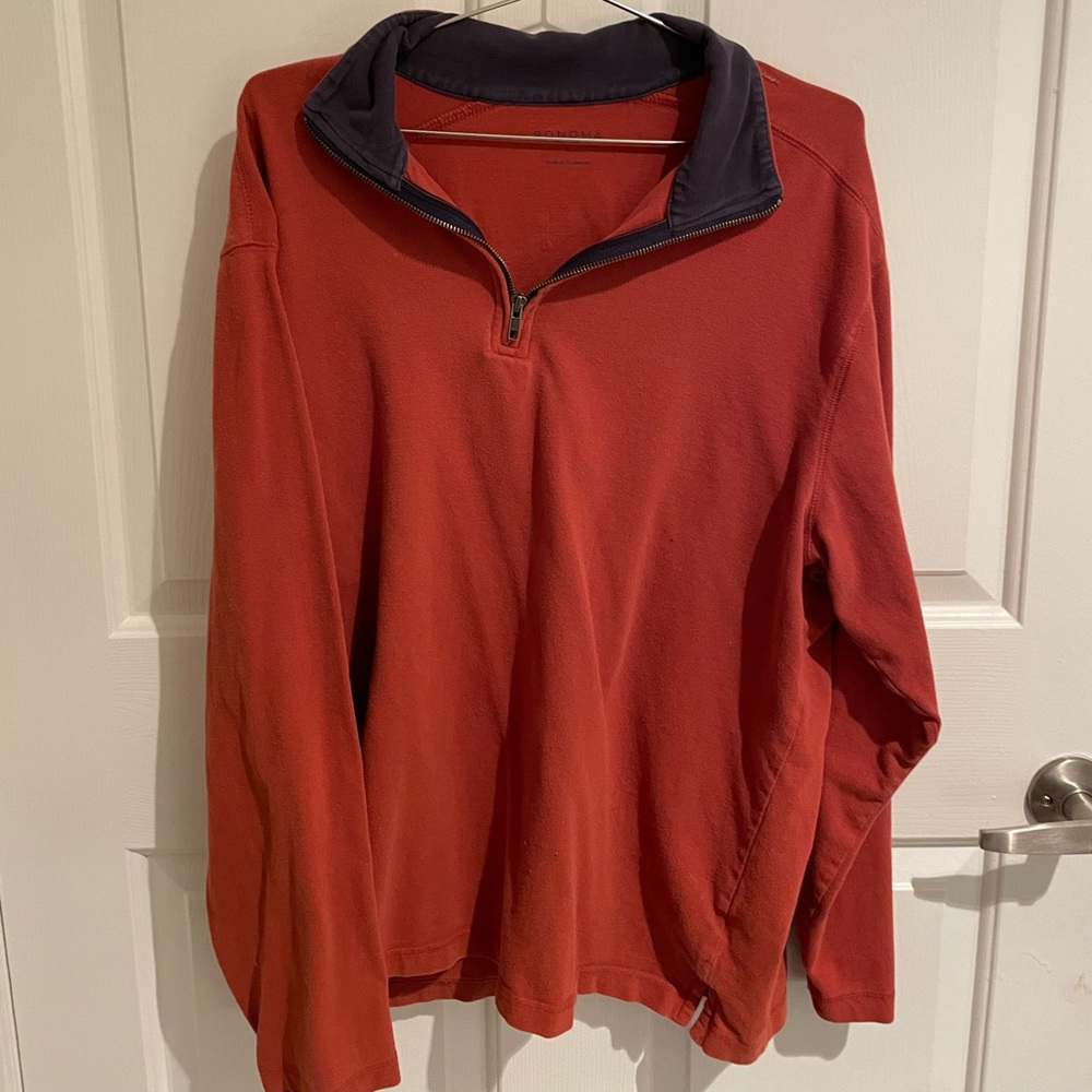 Oversized orange long sleeve